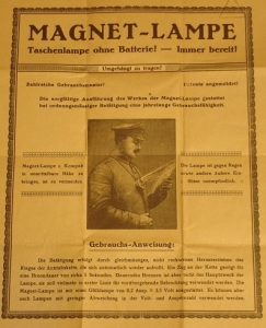 Germany Magnetlampe 1913-7